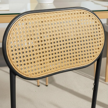 Eettafelstoelen - Set van 2 - Houten Frame - Padded Zittingen