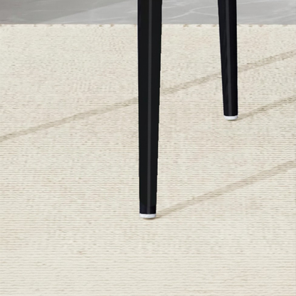 Kunstleer Eetkamerstoelen - Set van 2 - Zwart & Natuurlijk Hout