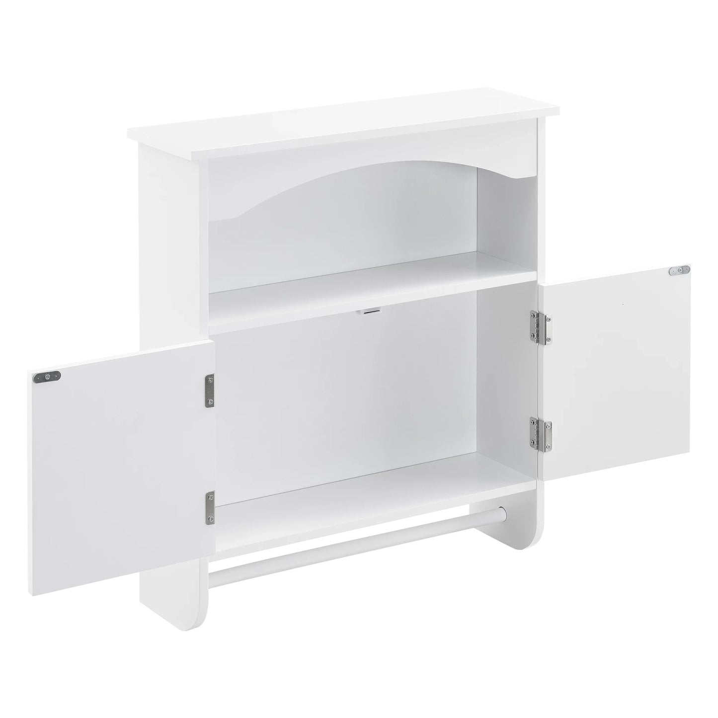 In And OutdoorMatch Badkamermeubel Antonietta - Voor Wandmontage - 61,3x53x15,5 cm - Wit - MDF - Stijlvol Design Badkamerkast