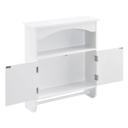 In And OutdoorMatch Badkamermeubel Antonietta - Voor Wandmontage - 61,3x53x15,5 cm - Wit - MDF - Stijlvol Design Badkamerkast