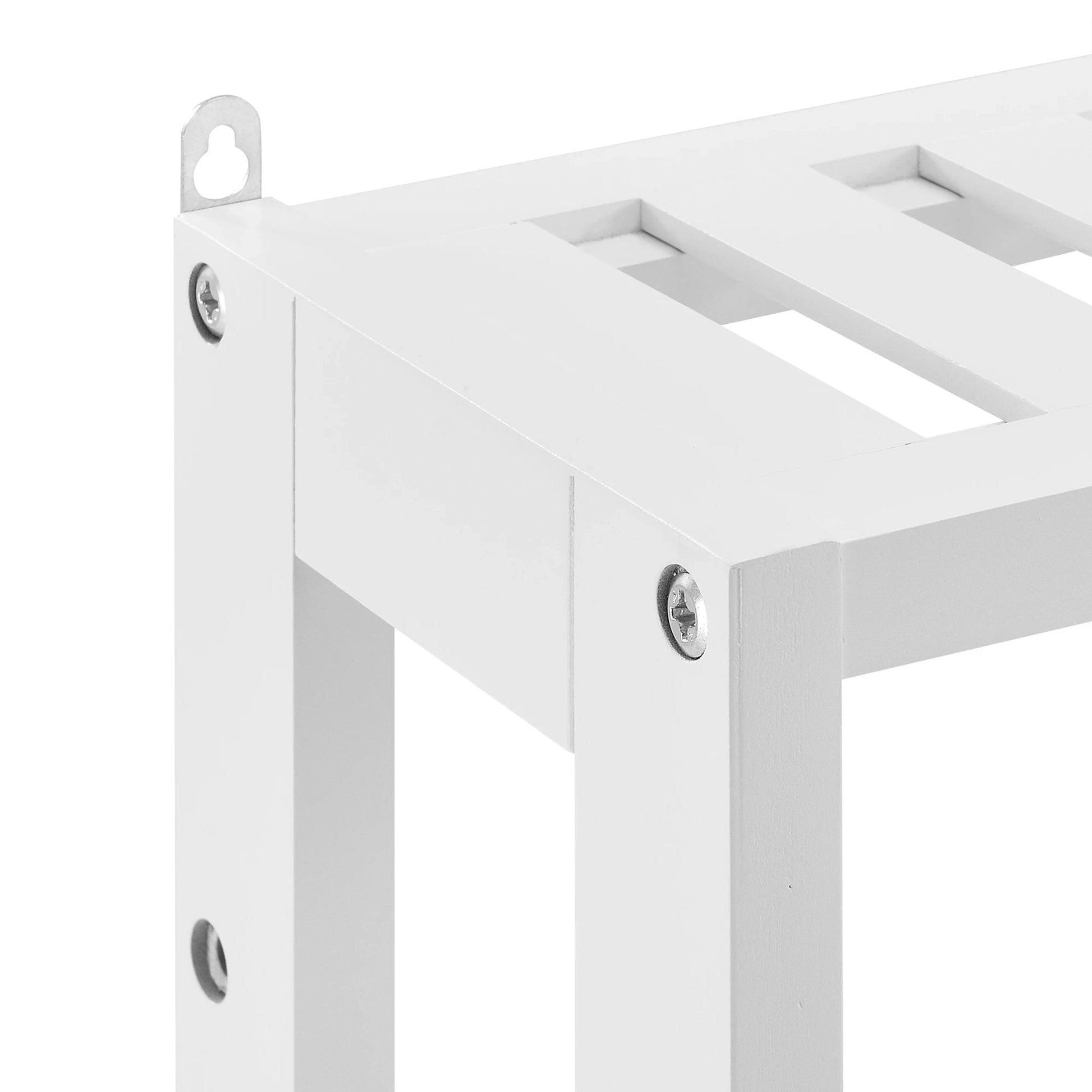 In And OutdoorMatch Badkamerrek Laverna - Wandmontage - MDF - 54x15x60 cm - Wit - Modern Design Badkamerkast