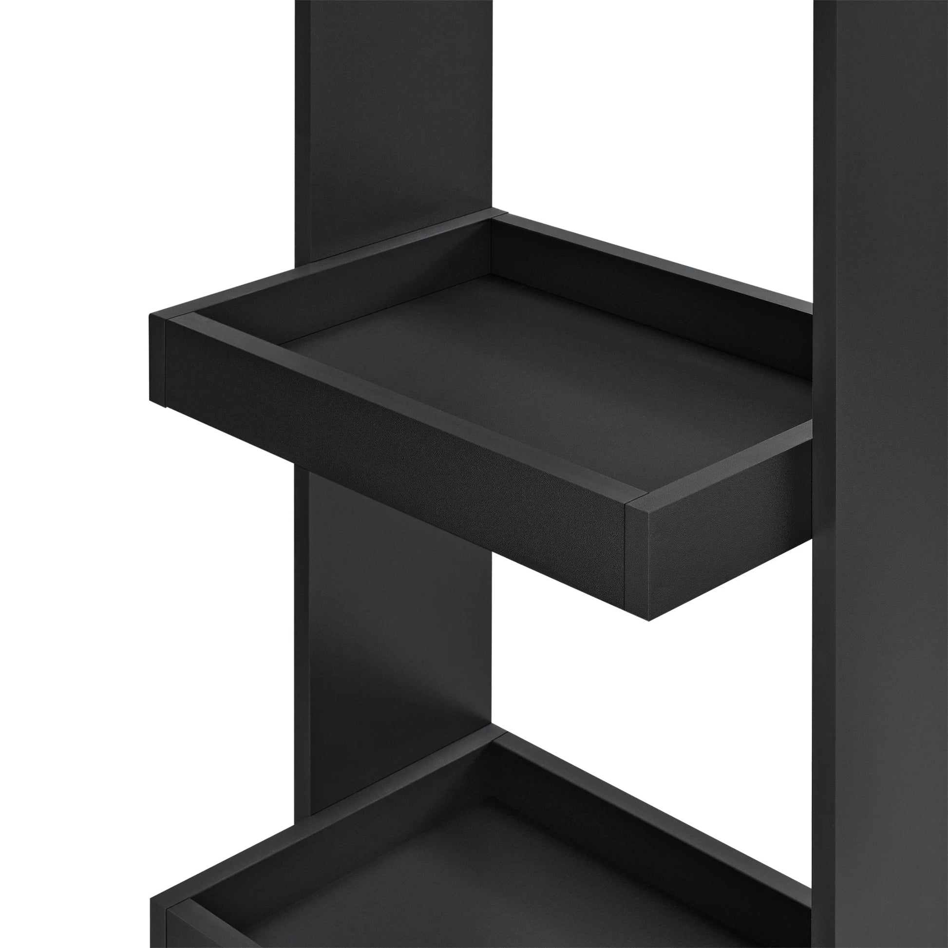 In And OutdoorMatch Bartafel Bria - Wandmontage - 120x45x106 cm - Zwart - Spaanplaat - Ruimtebesparend ontwerp Bar table