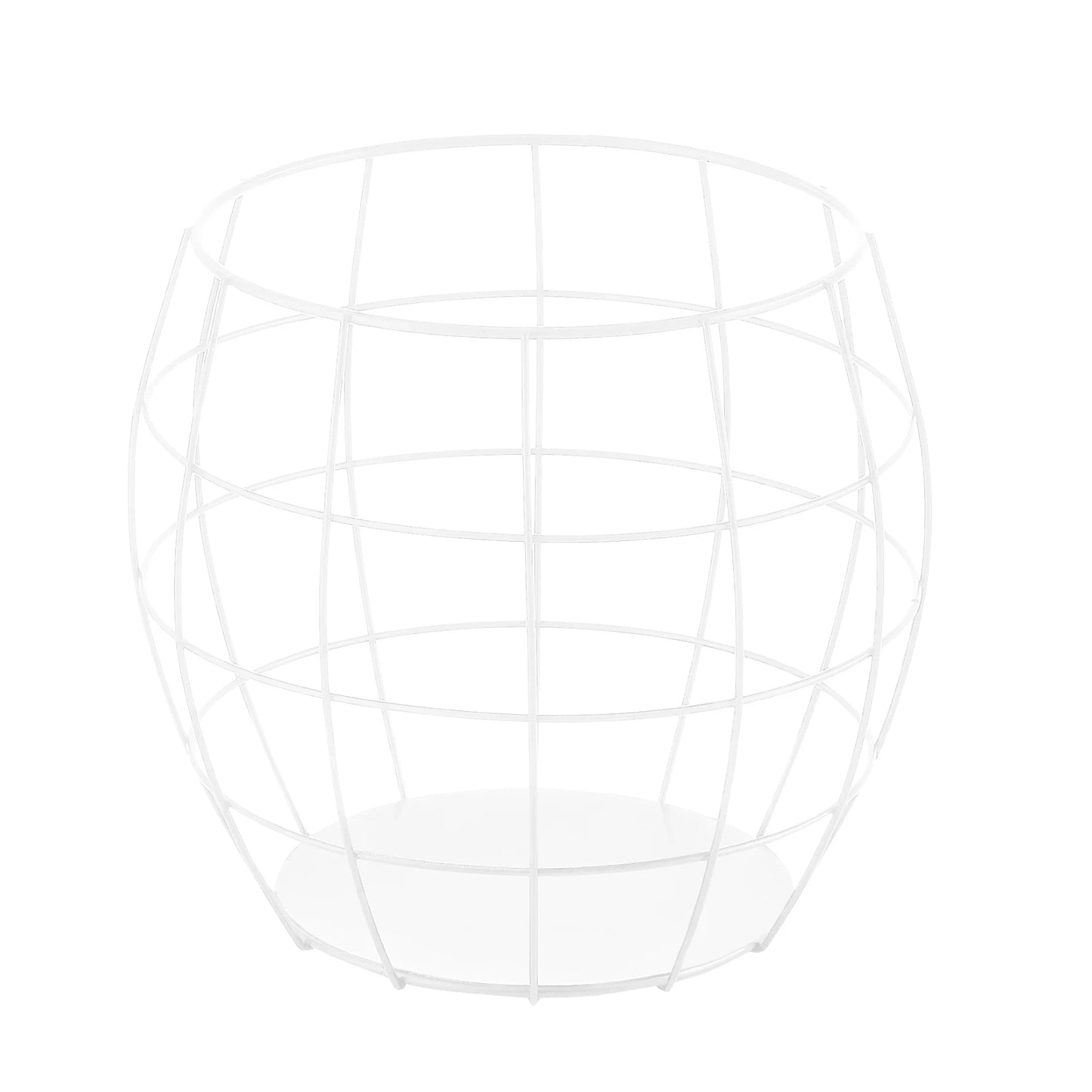 In And OutdoorMatch Bijzettafel Kendall - Met afneembaar tafelblad - MDF Metaal - Set van 3 - Wit - Modern design Bijzetttafel