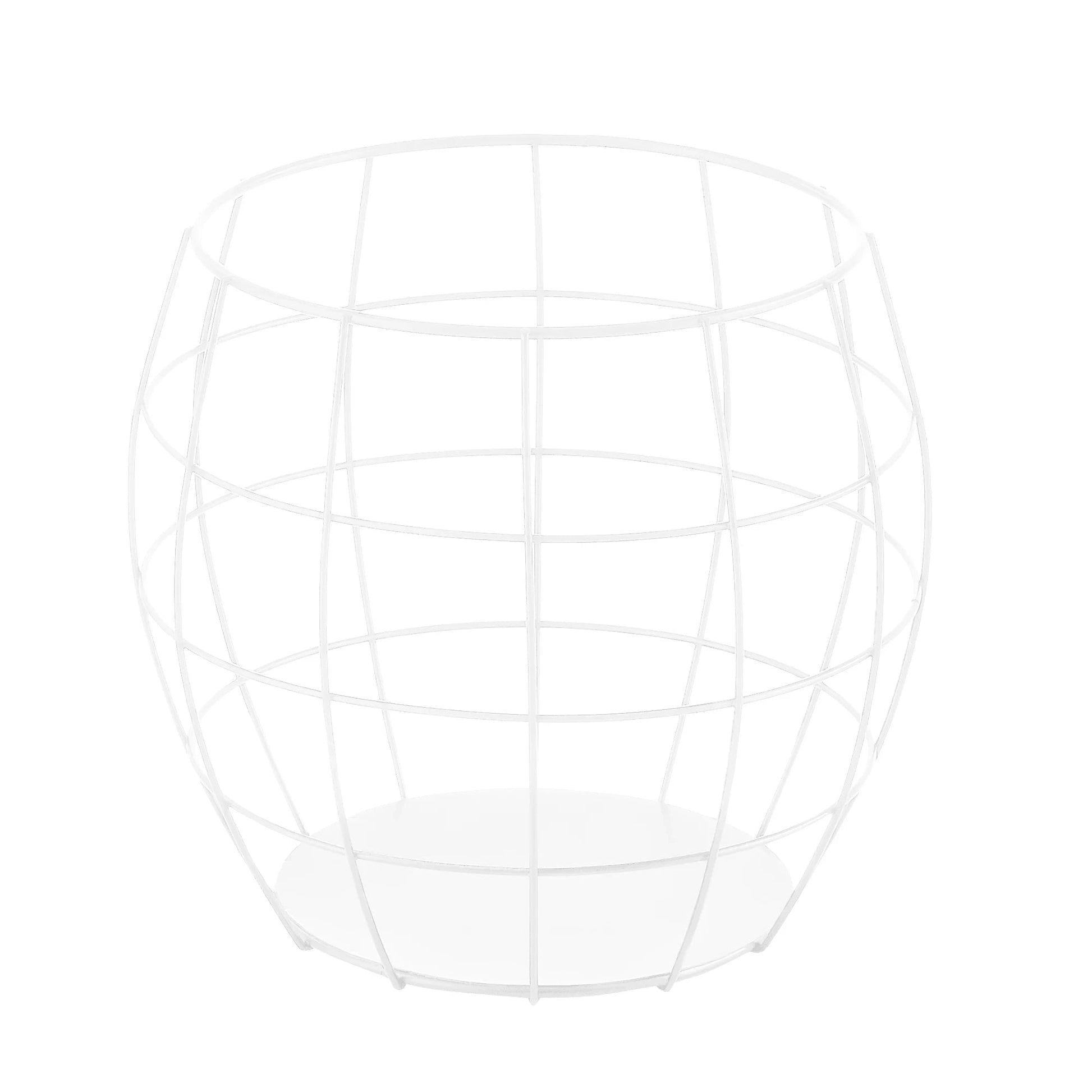 In And OutdoorMatch Bijzettafel Kendall - Met afneembaar tafelblad - MDF Metaal - Set van 3 - Wit - Modern design Bijzetttafel