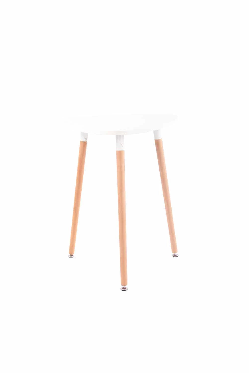 In And OutdoorMatch Bijzettafel Melva - Tafel - MDF en Beukenhout - 75x60cm - Stijlvol Design Eettafel/ Eetkamertafel