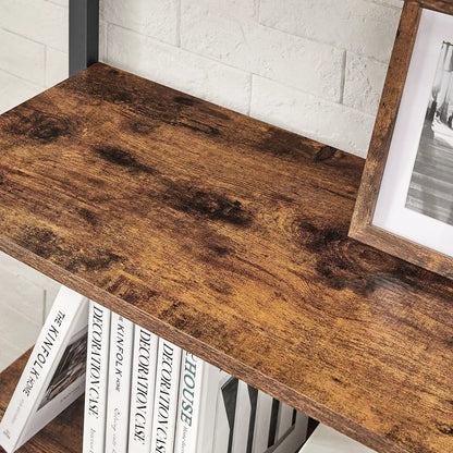 In And OutdoorMatch Boekenkast Crystel - Industrieel Boekenrek - 5 planken - Woonkamer, slaapkamer en kinderkamer - Hout - MDF Boekenplank