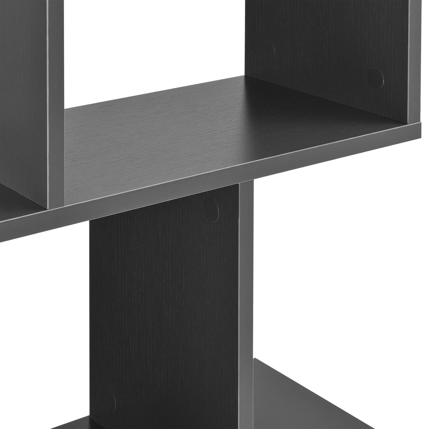 In And OutdoorMatch Boekenkast Plank Amani - 130x60x24 cm - Donkergrijs - Spaanplaat - Duurzame boekenkast - Stijlvol design Boekenplank