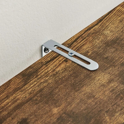 In And OutdoorMatch Boekenkast Tony- Ladderplank - 4 lagen - Staande plank - Bamboe - Vintage - Bruin Zwart Boekenkast