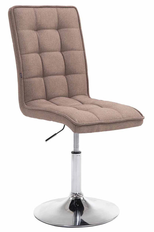 In And OutdoorMatch Eetkamerstoel Benj - Beige - Eetkamerstoel - Stof - Hoge kwaliteit bekleding - Vintage stijl stoel - Minimalistische eetkamerstoel Eetkamerstoel