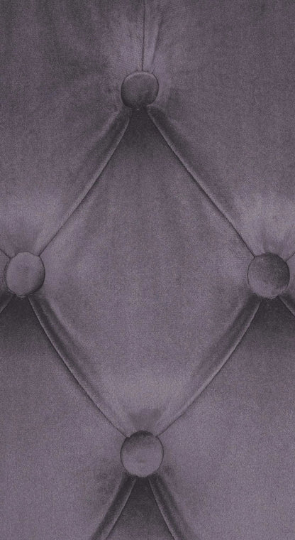 In And OutdoorMatch Eetkamerstoel Dene - Grijs - Stof - Hoge kwaliteit bekleding - Fluwelen Eetkamerstoel - Vintage Look Eetkamerstoel