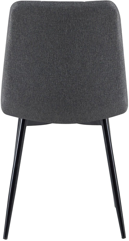 In And OutdoorMatch Eetkamerstoel Gabriel - Grijs - Stof - Hoge kwaliteit bekleding - Stijlvolle eetkamerstoel - Luxe uitstraling Eetkamerstoel