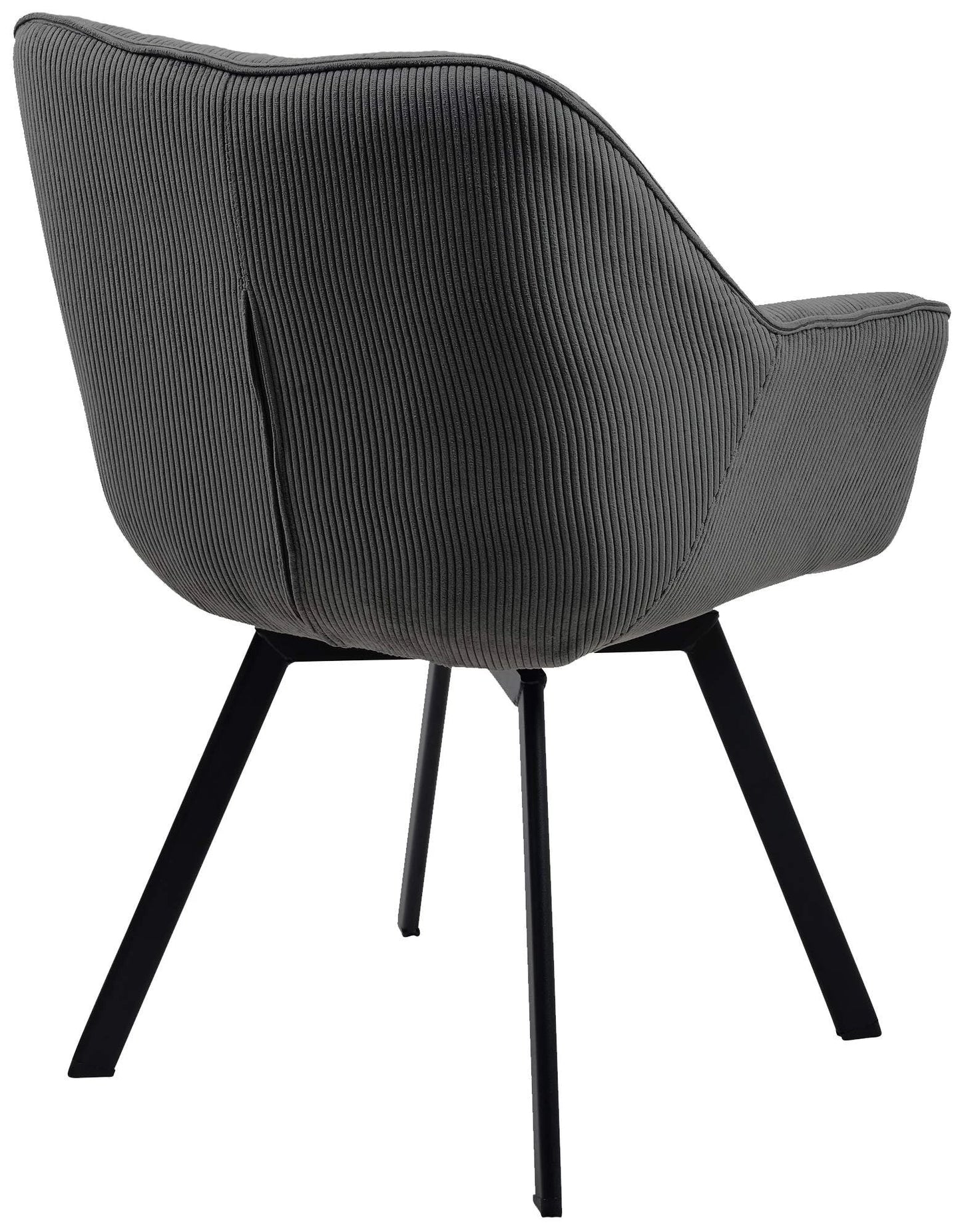 In And OutdoorMatch Eetkamerstoel Haylee - Stof - Hoge kwaliteit bekleding - Corduroy Eetkamerstoel - Stijlvol en eigentijds uiterlijk Eetkamerstoel