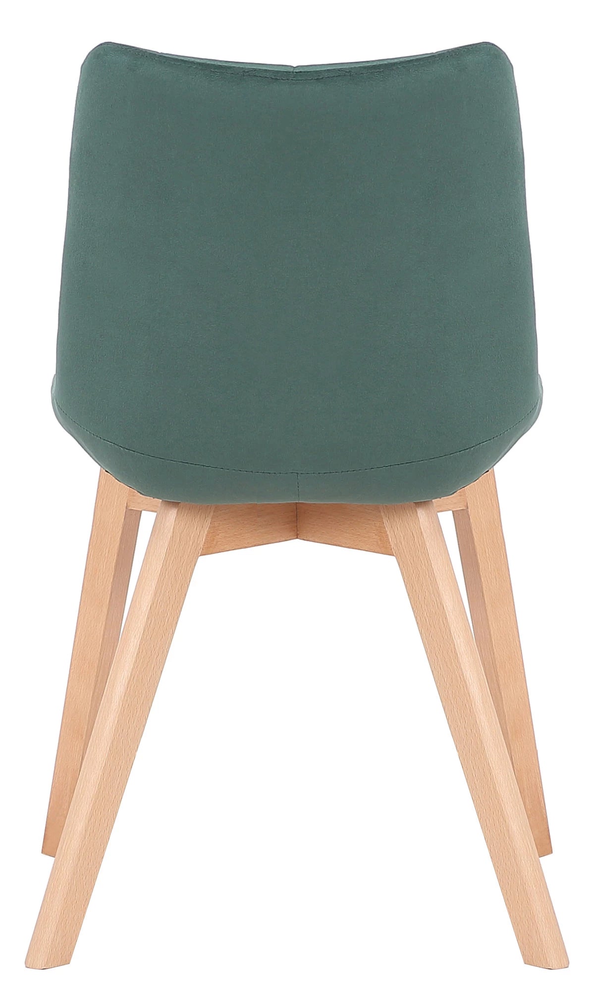 In And OutdoorMatch Eetkamerstoel Jurriaan - Groen - Eetkamerstoel - Fluweel - Hoogwaardige Bekleding - Decoratieve Stoel - Stijlvolle Eetkamerstoel Eetkamerstoel