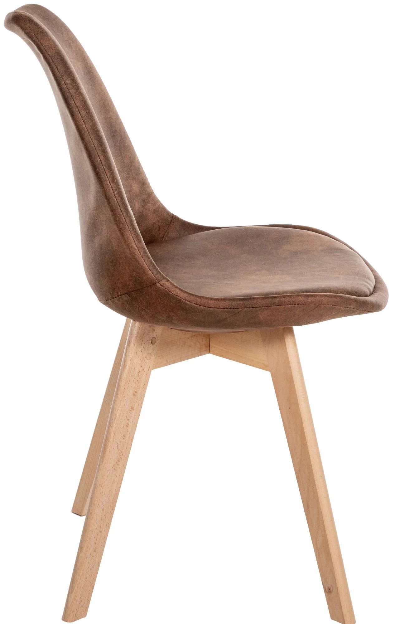 In And OutdoorMatch Eetkamerstoel Lauryn - Kunstleer - hoogwaardige bekleding - vintage eetkamerstoel - stijlvolle uitstraling Eetkamerstoel