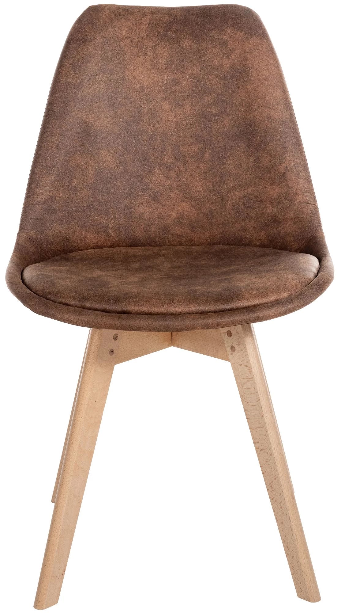 In And OutdoorMatch Eetkamerstoel Lauryn - Kunstleer - hoogwaardige bekleding - vintage eetkamerstoel - stijlvolle uitstraling Eetkamerstoel