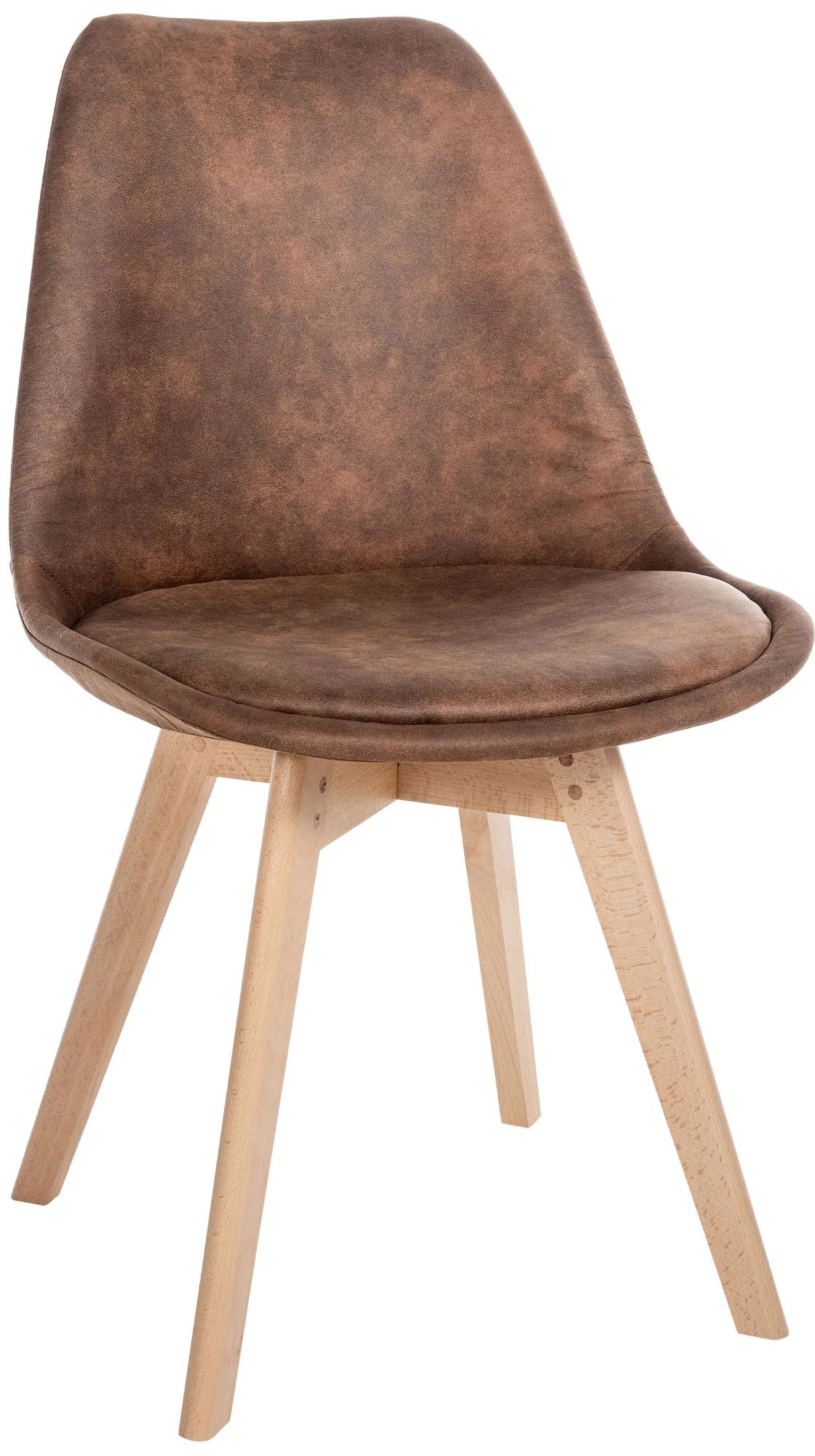 In And OutdoorMatch Eetkamerstoel Lauryn - Kunstleer - hoogwaardige bekleding - vintage eetkamerstoel - stijlvolle uitstraling Eetkamerstoel