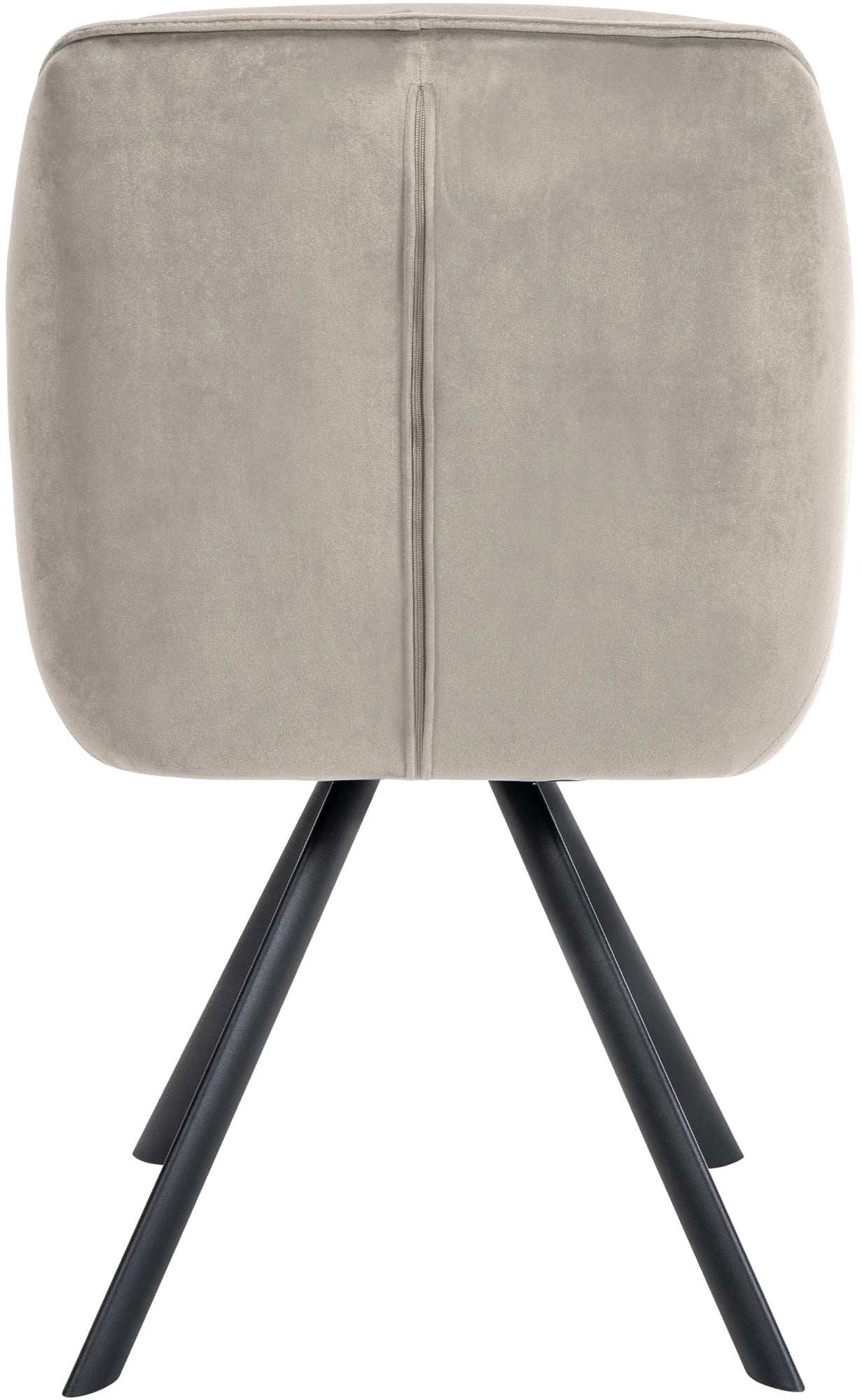 In And OutdoorMatch Eetkamerstoel Liselot - Lichtgrijs - Met Armleuningen - Fluweel - Hoge Kwaliteit Bekleding - Comfortabele en Luxe Eetkamerstoel - Vintage Look Eetkamerstoel