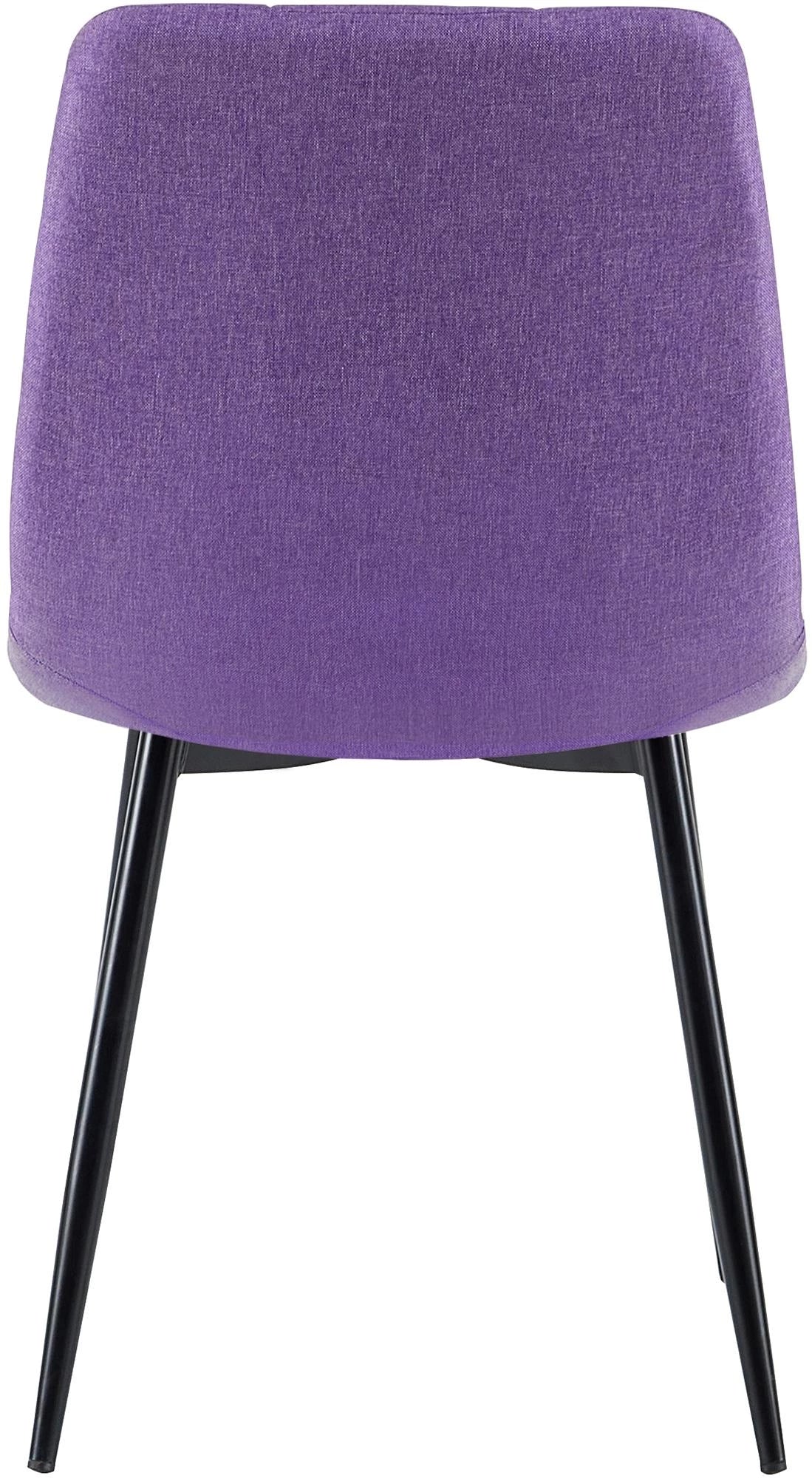 In And OutdoorMatch Eetkamerstoel Miriam - Paars - Stof - Hoge kwaliteit bekleding - Stijlvolle eetkamerstoel - Luxe uitstraling Eetkamerstoel