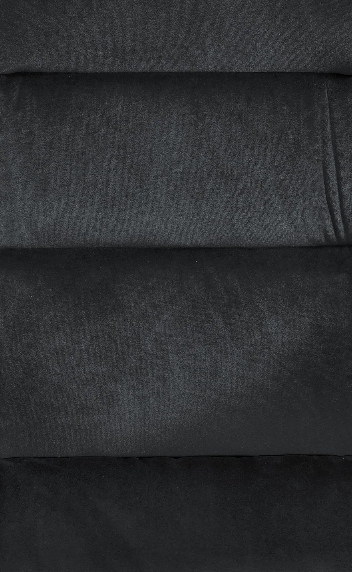 In And OutdoorMatch Eetkamerstoel Rico - Zwart - Met Armleuningen - Fluweel - Hoogwaardige Bekleding - Comfortabele en Luxe Eetkamerstoel - Vintage Look Eetkamerstoel