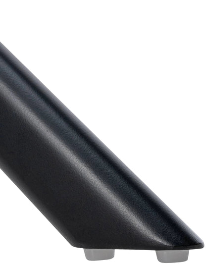 In And OutdoorMatch Eetkamerstoel Rico - Zwart - Met Armleuningen - Fluweel - Hoogwaardige Bekleding - Comfortabele en Luxe Eetkamerstoel - Vintage Look Eetkamerstoel