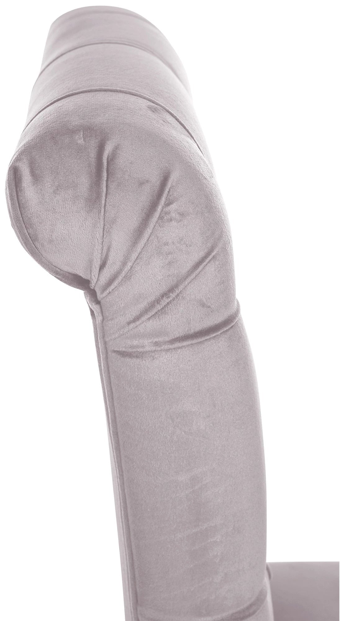 In And OutdoorMatch Eetkamerstoel Selina - Grijs - Stof - Hoge kwaliteit bekleding - Fluwelen Eetkamerstoel - Vintage Look Eetkamerstoel