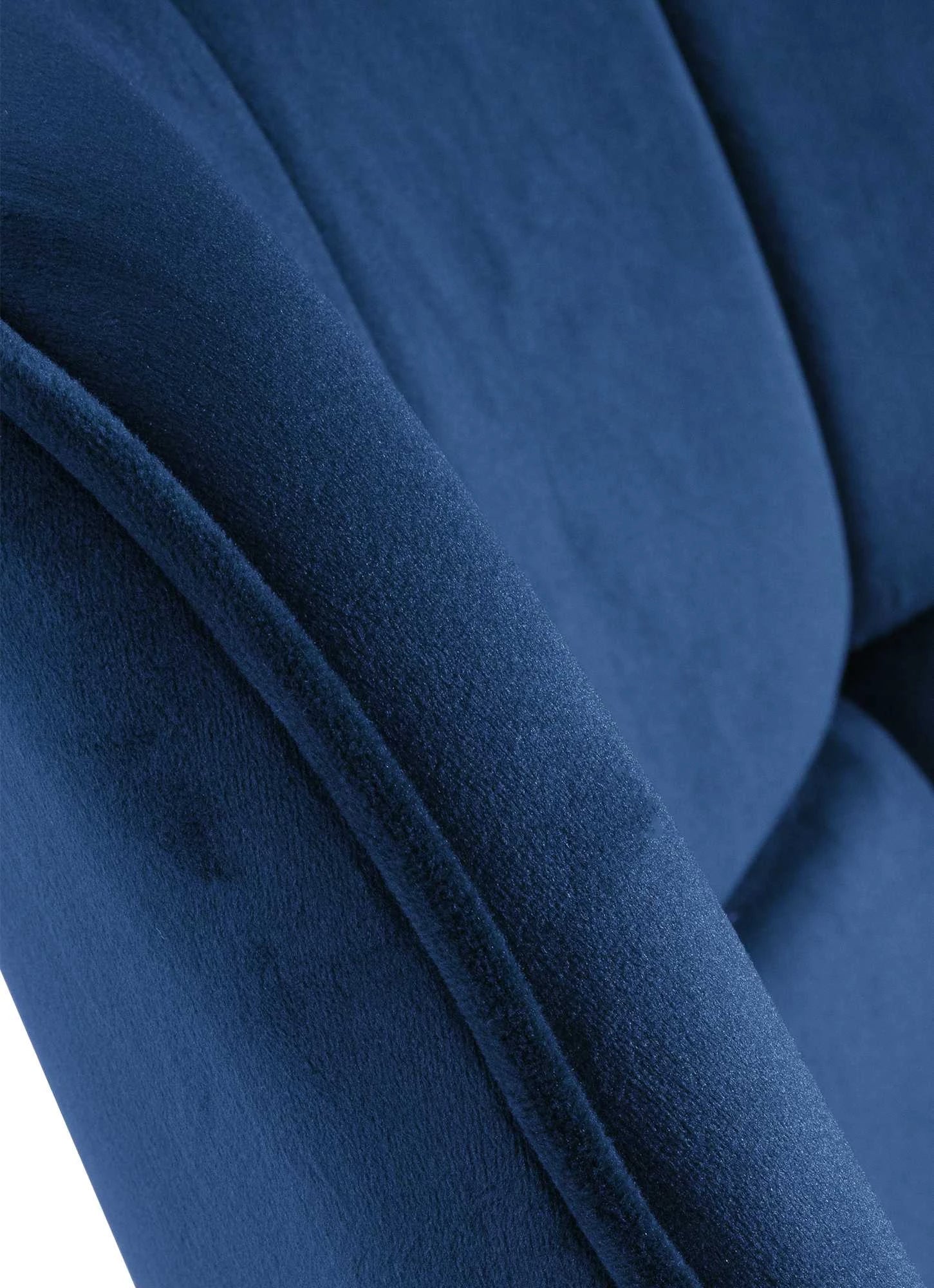 In And OutdoorMatch Eetkamerstoel Valentijn - Blauw - Fluweel - Hoogwaardige bekleding - Stijlvolle eetkamerstoel - Luxe en moderne uitstraling Eetkamerstoel