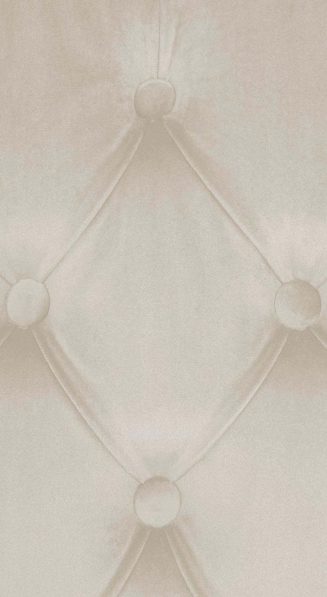 In And OutdoorMatch Eetkamerstoel Zeke - Crème - Stof - Hoge kwaliteit bekleding - Fluwelen eetkamerstoel - Vintage look Eetkamerstoel