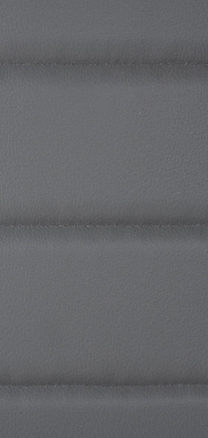 In And OutdoorMatch Eetkamerstoelen Karly - Grijs - Set van 6 - Kunstleer - Hoogwaardige bekleding - Luxe eetkamerstoelen - Stijlvolle uitstraling Eetkamerstoel