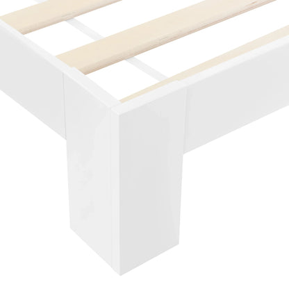 In And OutdoorMatch Houten Bed Jovani - Grenen - Met Bedbodem - 90x200 cm - Wit - Snelle Montage Eén persoon slapen