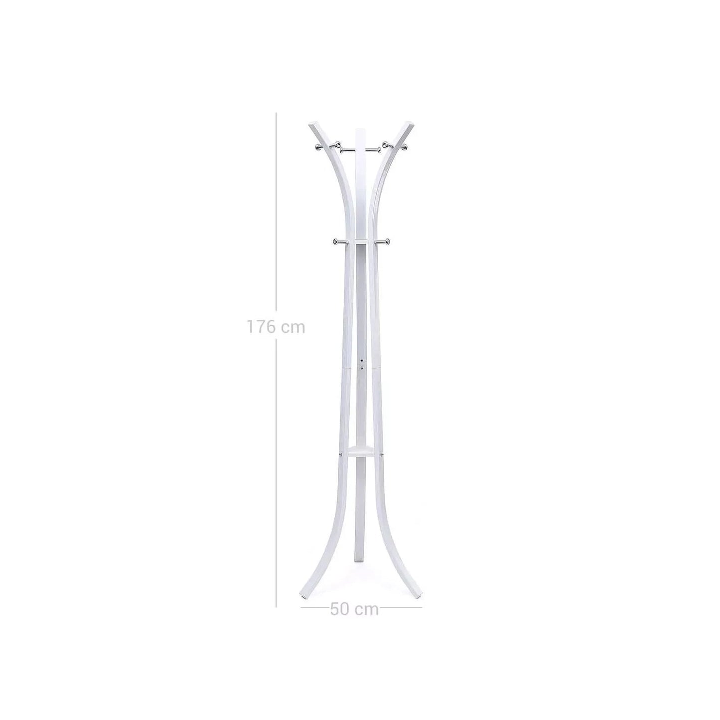 In And OutdoorMatch Kapstok Calista - Staand - Industrieel - Metaal - 50 x 176 x 50 cm Kapstok