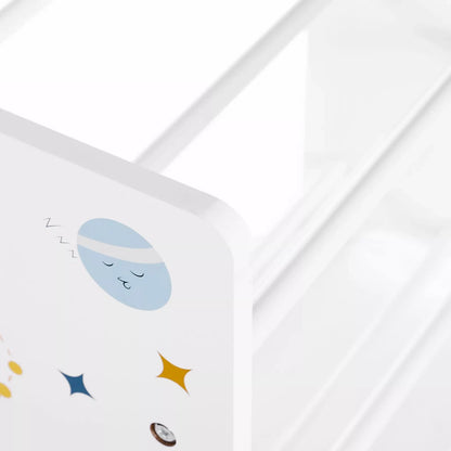 In And OutdoorMatch Kinderboekenkast Lilly - 6 vakken - Boekenkast & speelkast - 2 in 1 - Woon-, slaapkamer en kinderkamer - Hout - MDF - 63x30x60cm Boekenkast