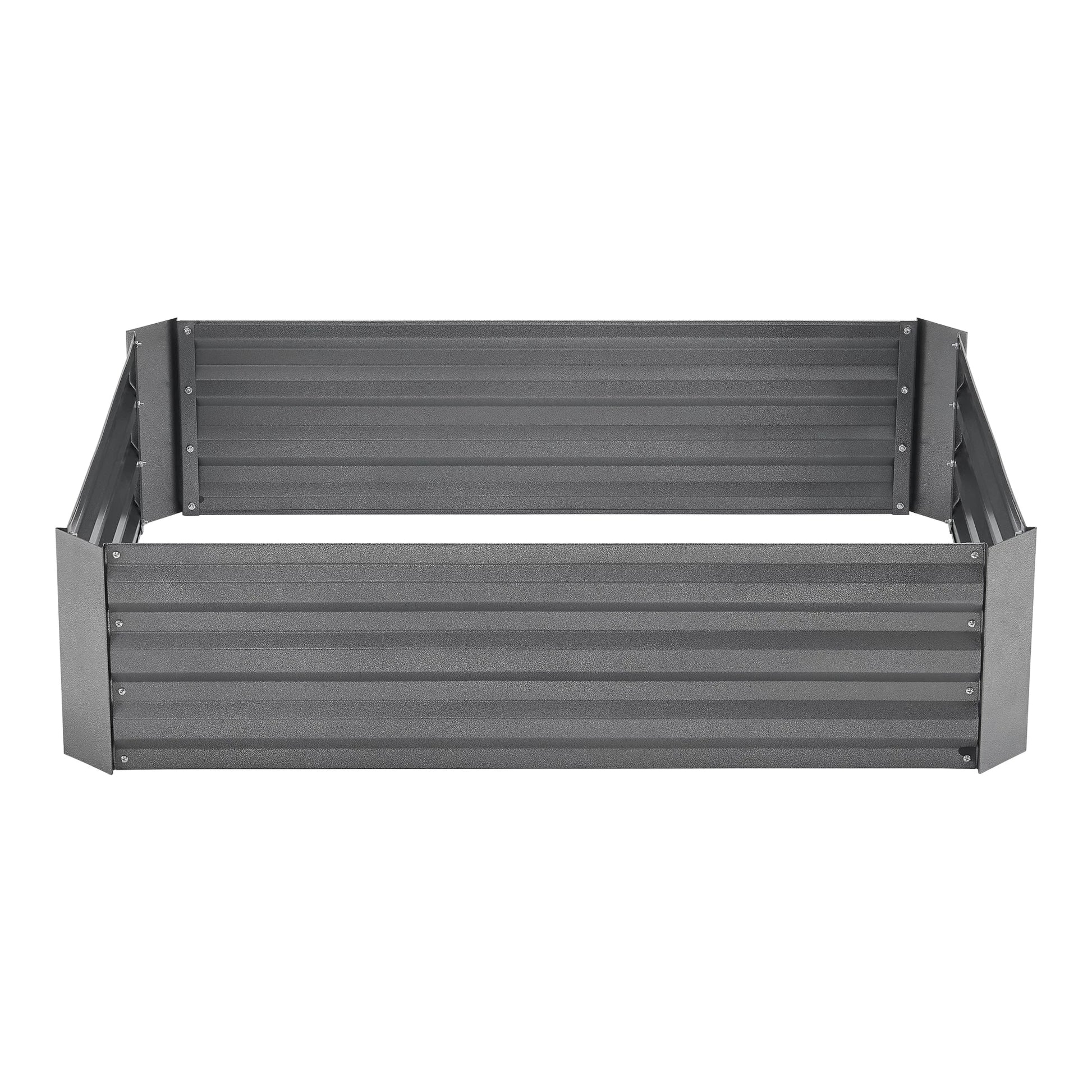 In And OutdoorMatch Kweektafel Manda - Kweekbak - Kweektafel op poten - 120x90x30cm - Metaal - Antraciet Garden Storage box