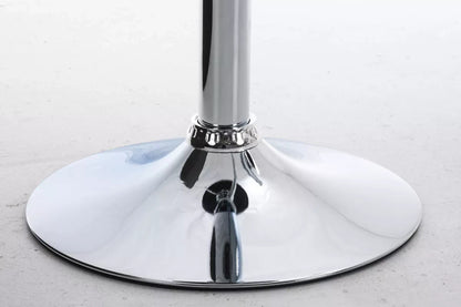 In And OutdoorMatch Moderne barkruk Jaeden - Zonder rugleuning - Ergonomisch - Set van 1 - Barstoelen voor keuken of kantine - Vierkant - Polyester - Zwart - In hoogte verstelbaar - Zithoogte 58-78cm Barkrukken / hocker