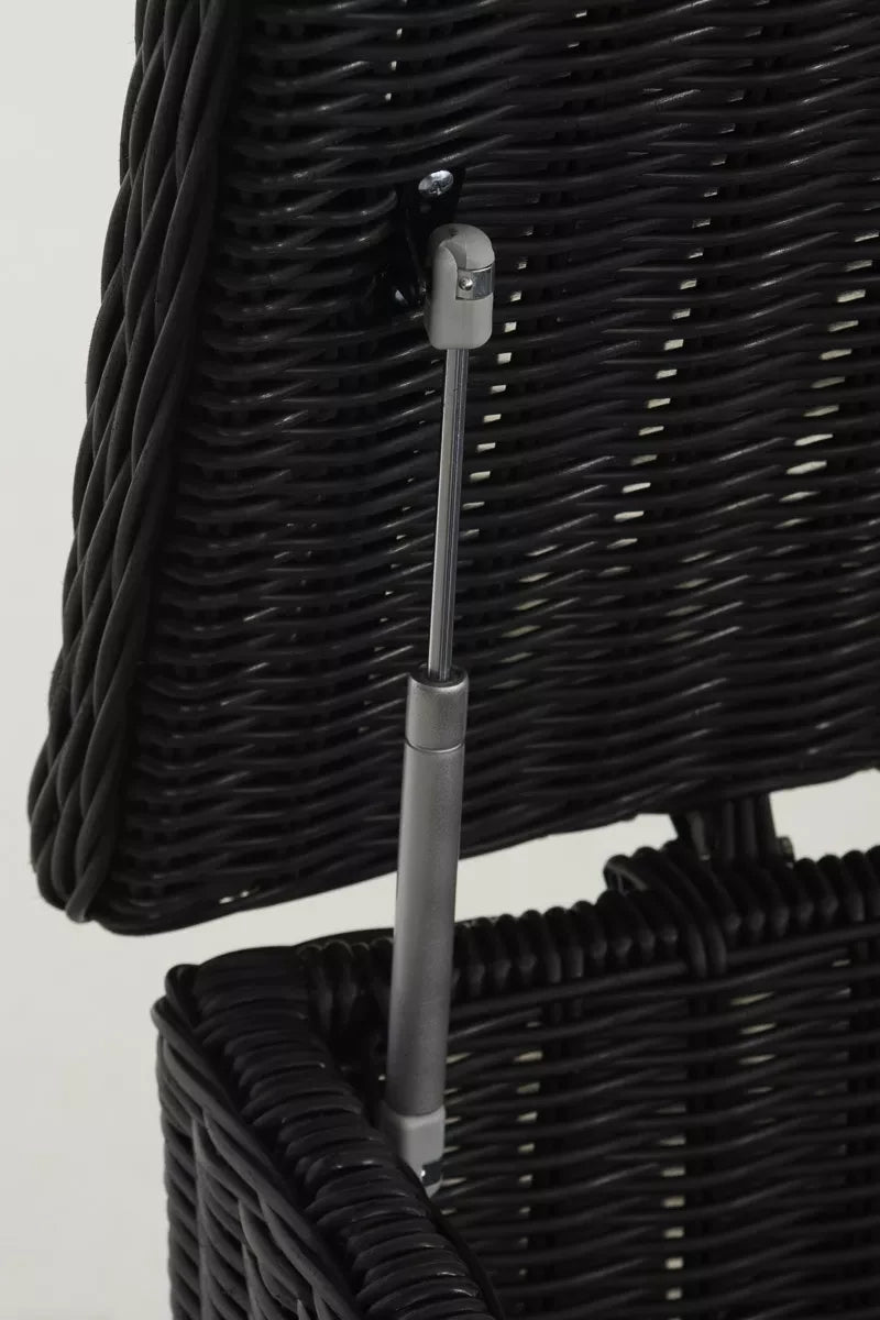 In And OutdoorMatch Opbergbox Milo - Waterdicht - Met deksel - Voor binnen & buiten - Tuinkussenbox - Tuinbox - 139x83x75cm Garden Storage box