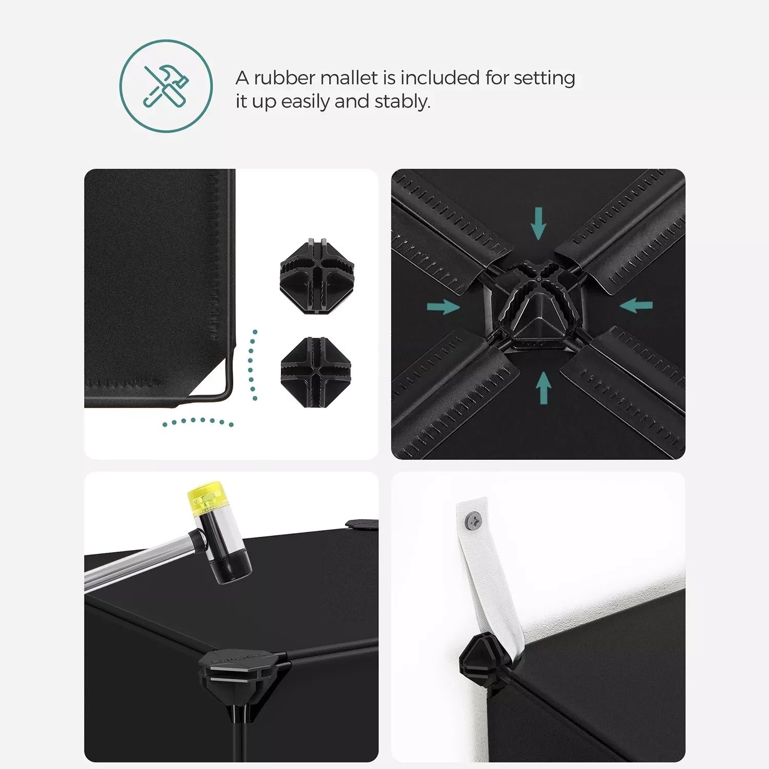 In And OutdoorMatch Opbergkast Micah - Voor Kinderen en volwassenen - Boekenplank - Boekenkast - Slaapkamer, woonkamer - 16 plaatsen shoe rack