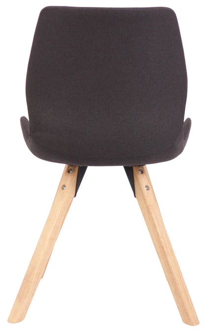 In And OutdoorMatch Stoel Cecelia - Bruin - Set van 4 - Stof - Hoge kwaliteit bekleding - Stijlvolle stoel - Luxe uitstraling Eetkamerstoel