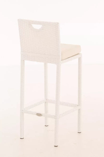 In And OutdoorMatch barkruk Jerod - barkrukken met rugleuning - barkrukken - buitenbarkruk - 40x44x107 cm Barkrukken / hocker