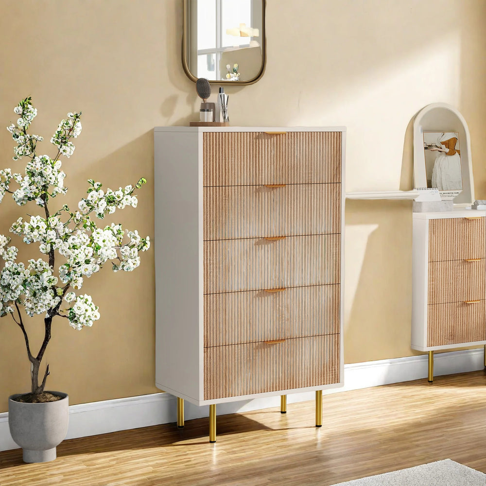 Dressoirkast - Houten Frame, Wit