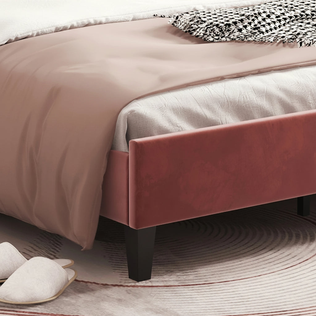 Bedframe - met Bloemmotief - lattenbodem - Gastbed