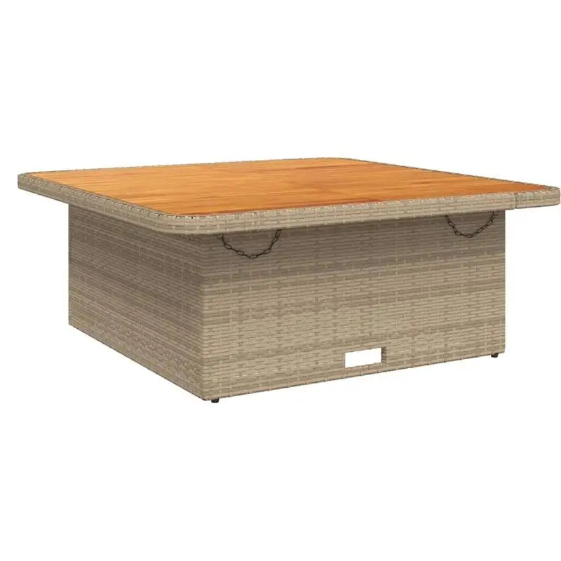 4-Persoons Tuinset - Verstelbare Tafel - Beige