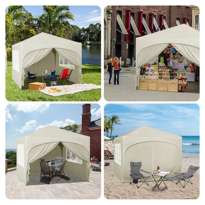 Opvouwbare Partytent 3x3m met Zijwanden – Waterafstotend en UV-Bescherming
