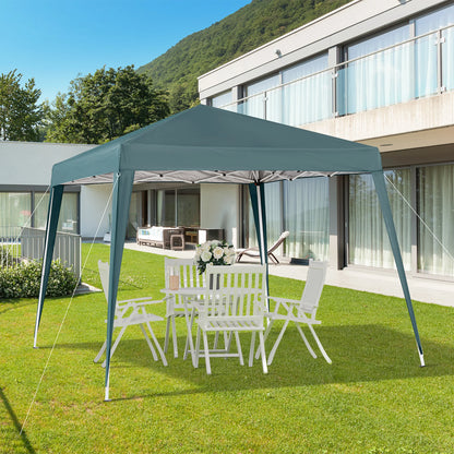 Pop-up tuinoverkapping - Partytent - 3x3m - Donkergroen