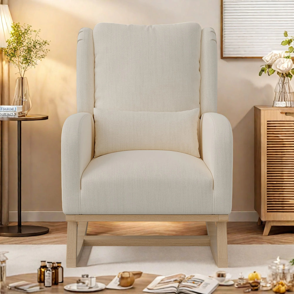 Loungestoel - Beige - Katoen/Linnen