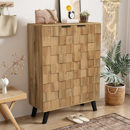 Houtlook Sideboard - 5 Compartimenten - Regelbare Planken
