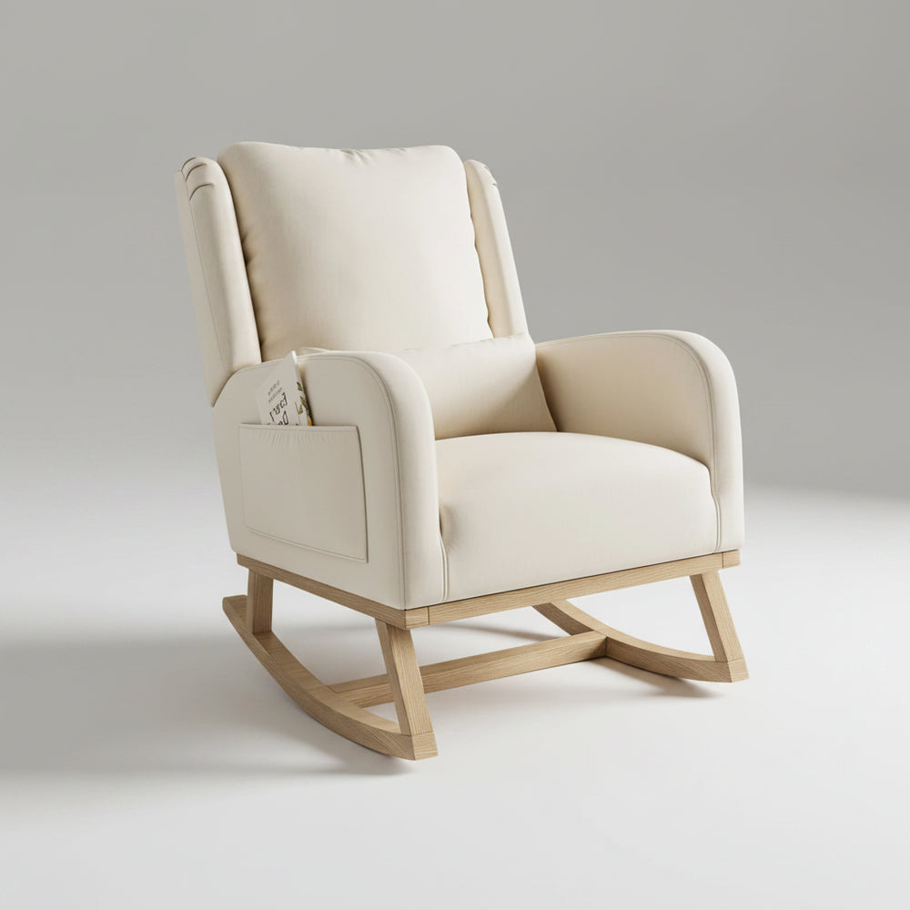 Loungestoel - Beige - Katoen/Linnen