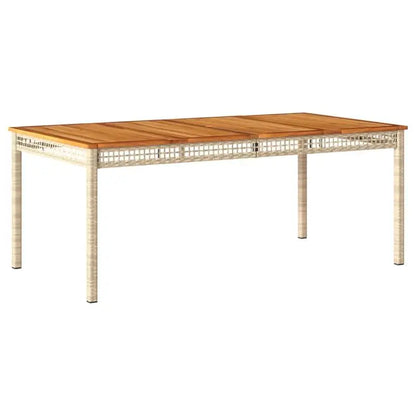 6-Persoons Tuinset - Rotan - Beige