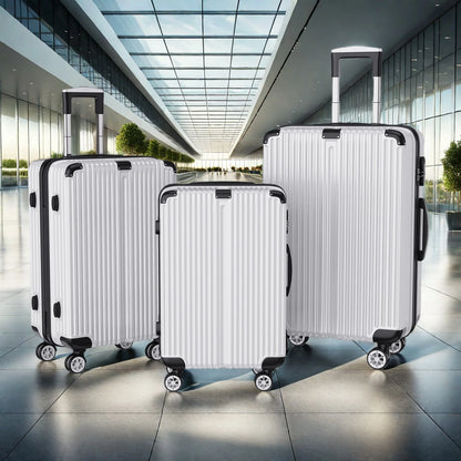 3-delige Koffer Set - Zilver - 51/61/71 cm