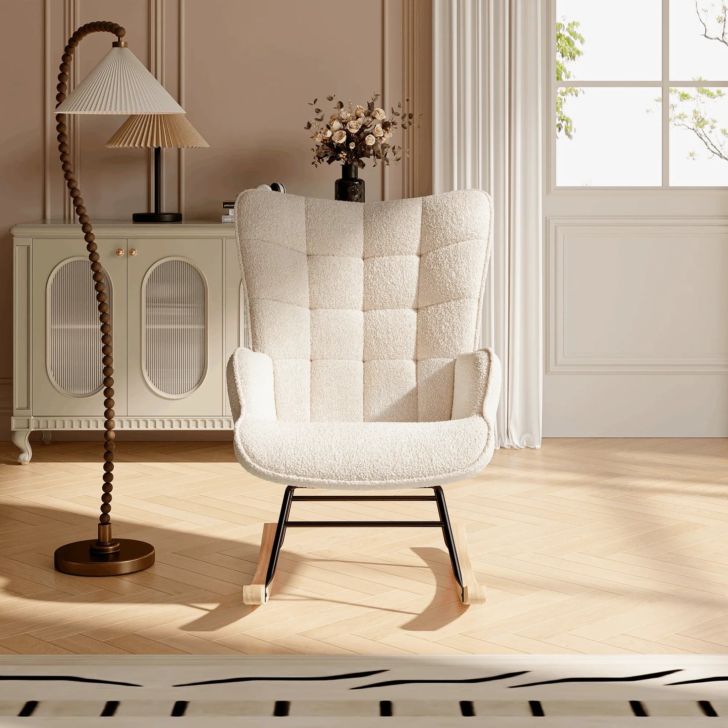 Relaxstoel - Gestoffeerd - Beige