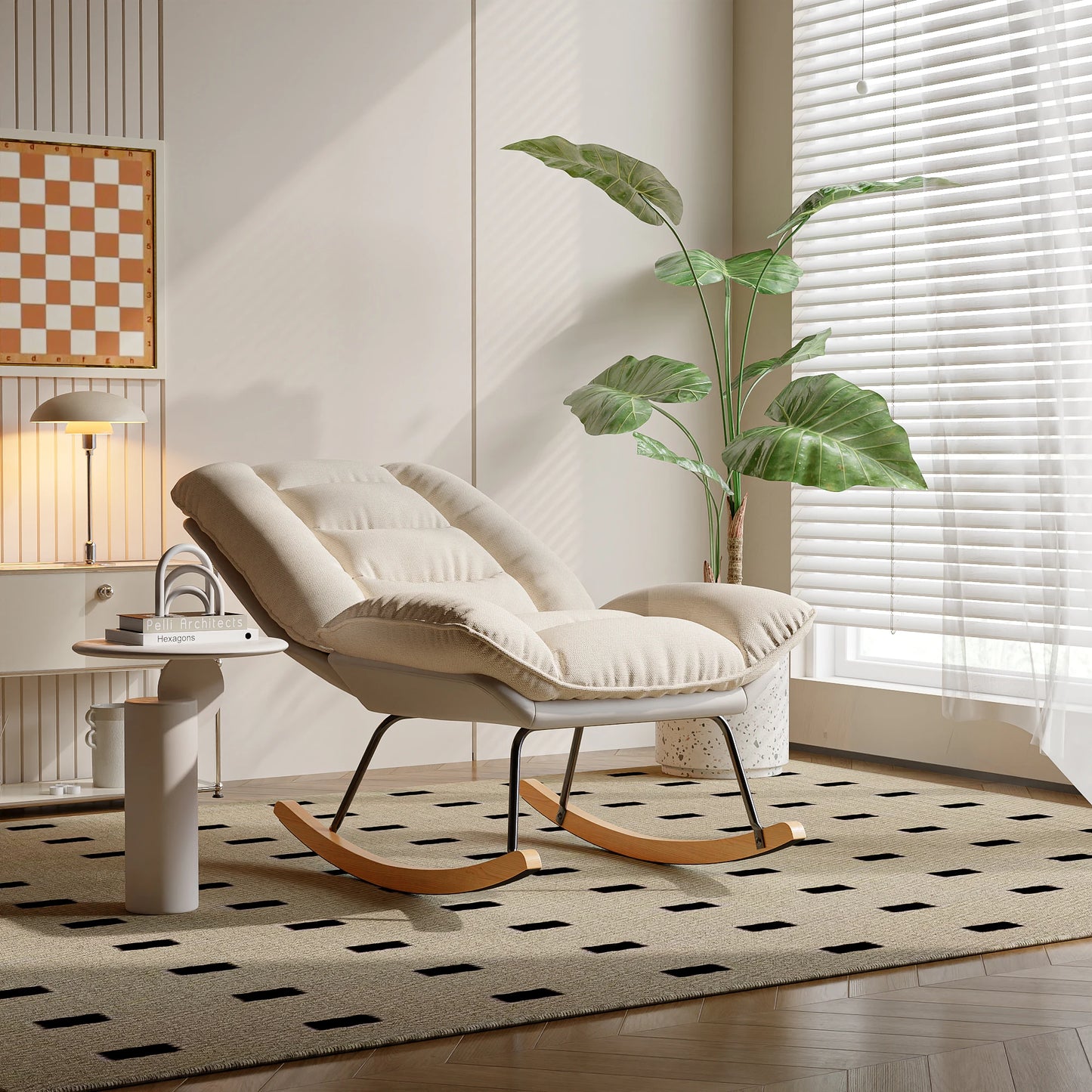 Reclinerstoel - Comfortabele Rugleuning - Beige