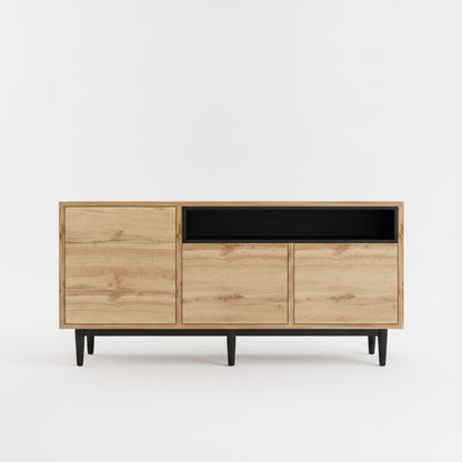 TV-meubel - 160x35x76cm - Lichtbruin